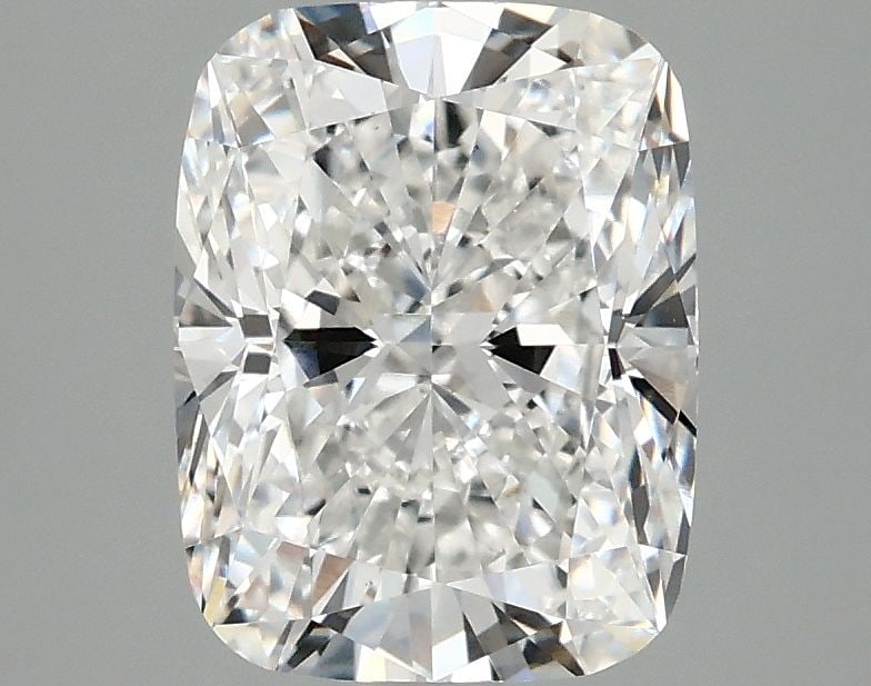 Loose Diamond - CUSHION MODIFIED 2.59ct E VS1: Loose Diamond - CUSHION MODIFIED 2.59ct E VS1 Source: This is a real non-mined Diamond that has been grown in a lab Shape: CUSHION MODIFIED Carats: 2.59 Color: E Clarity: VS1 Certification: IGI Video: