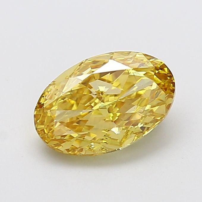Loose Diamond - OVAL 2.51ct Fancy Intense Yellow VS1: Loose Diamond - OVAL 2.51ct Fancy Intense Yellow VS1 Source: This is a real non-mined Diamond that has been grown in a lab Shape: OVAL Carats: 2.51 Color: Fancy Intense Yellow Certification: IGI Video