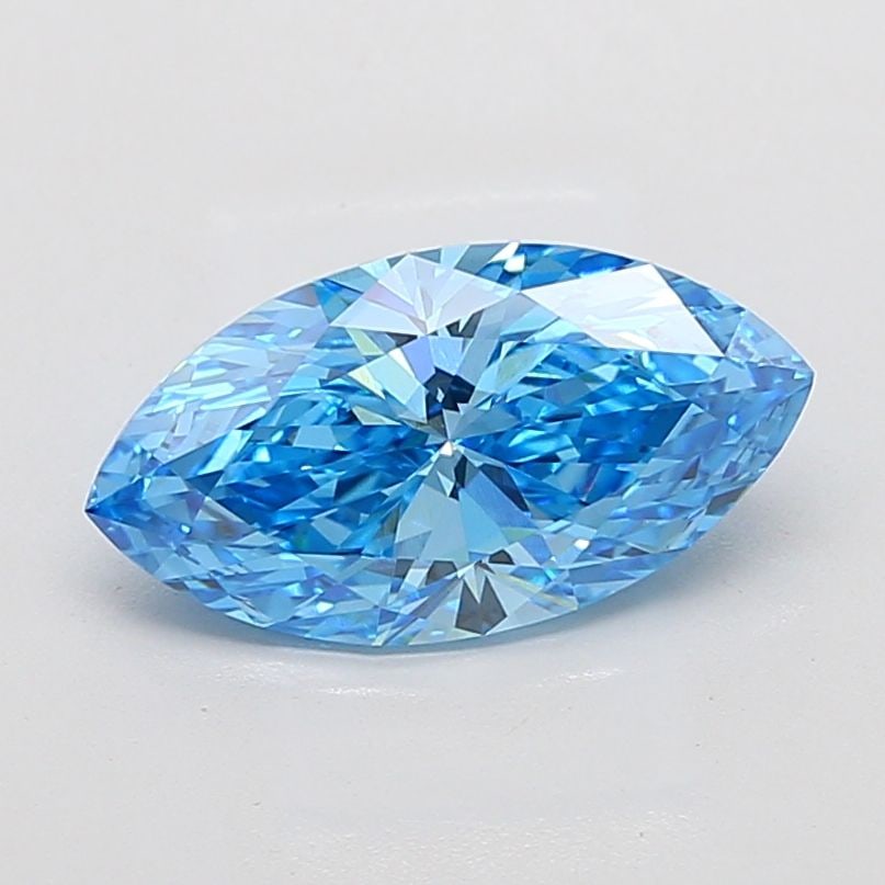 Loose Diamond - MARQUISE 3.59ct Fancy Vivid Blue VVS1: Loose Diamond - MARQUISE 3.59ct Fancy Vivid Blue VVS1 Source: This is a real non-mined Diamond that has been grown in a lab Shape: MARQUISE Carats: 3.59 Color: Fancy Vivid Blue Certification: IGI Vide