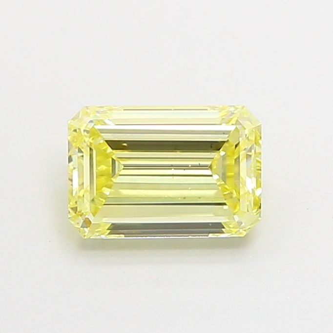 Loose Diamond - EMERALD 1.01ct Fancy Yellow VS1: Loose Diamond - EMERALD 1.01ct Fancy Yellow VS1 Source: This is a real non-mined Diamond that has been grown in a lab Shape: EMERALD Carats: 1.01 Color: Fancy Yellow Certification: IGI The Diamond Dep