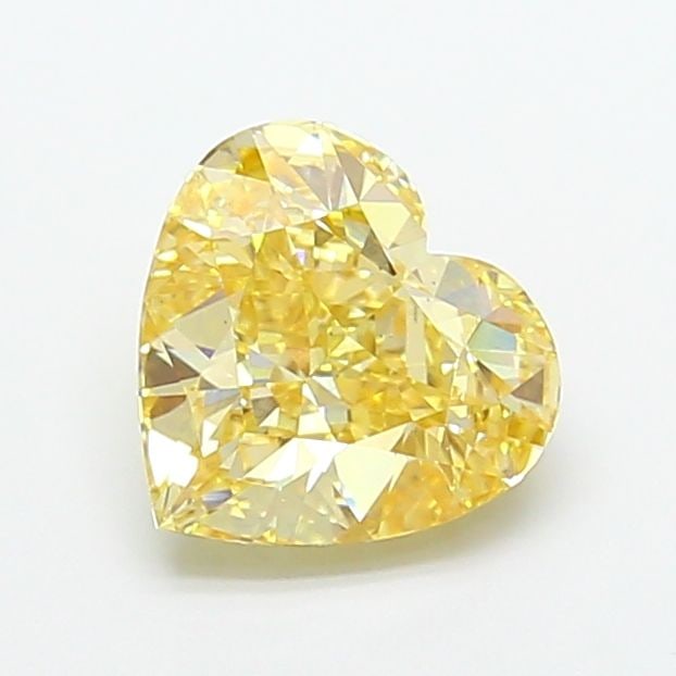 Loose Diamond - HEART 2.47ct Fancy Intense Yellow VS1: Loose Diamond - HEART 2.47ct Fancy Intense Yellow VS1 Source: This is a real non-mined Diamond that has been grown in a lab Shape: HEART Carats: 2.47 Color: Fancy Intense Yellow Certification: IGI The