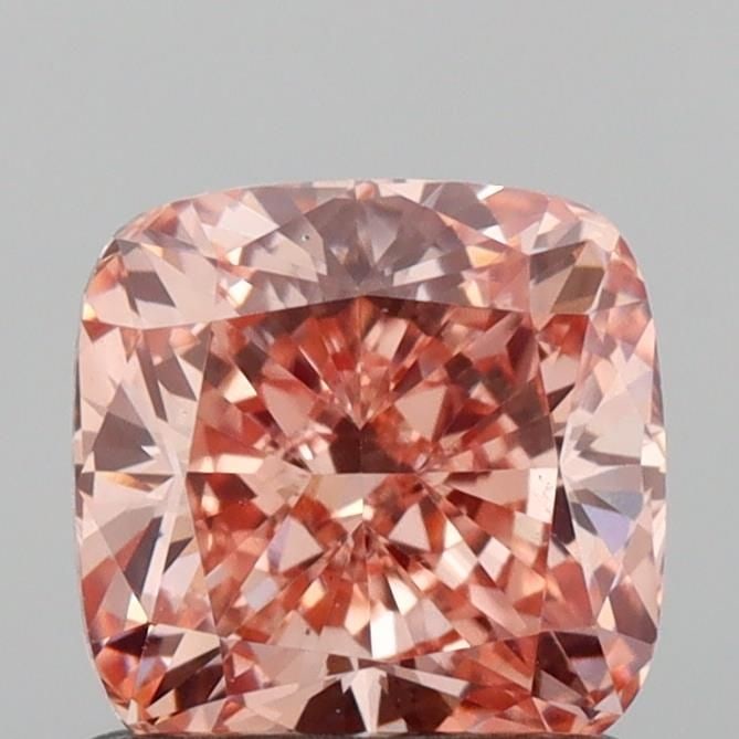 Loose Diamond - CUSHION MODIFIED 1.1ct Fancy Intense Brownish Pink VS2: Loose Diamond - CUSHION MODIFIED 1.1ct Fancy Intense Brownish Pink VS2 Source: This is a real non-mined Diamond that has been grown in a lab Shape: CUSHION MODIFIED Carats: 1.1 Color: Fancy Intense Br