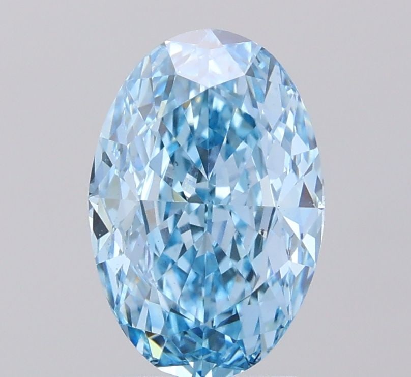 Loose Diamond - OVAL 3.03ct Fancy Vivid Blue VS1: Loose Diamond - OVAL 3.03ct Fancy Vivid Blue VS1 Source: This is a real non-mined Diamond that has been grown in a lab Shape: OVAL Carats: 3.03 Color: Fancy Vivid Blue Certification: IGI Video:
