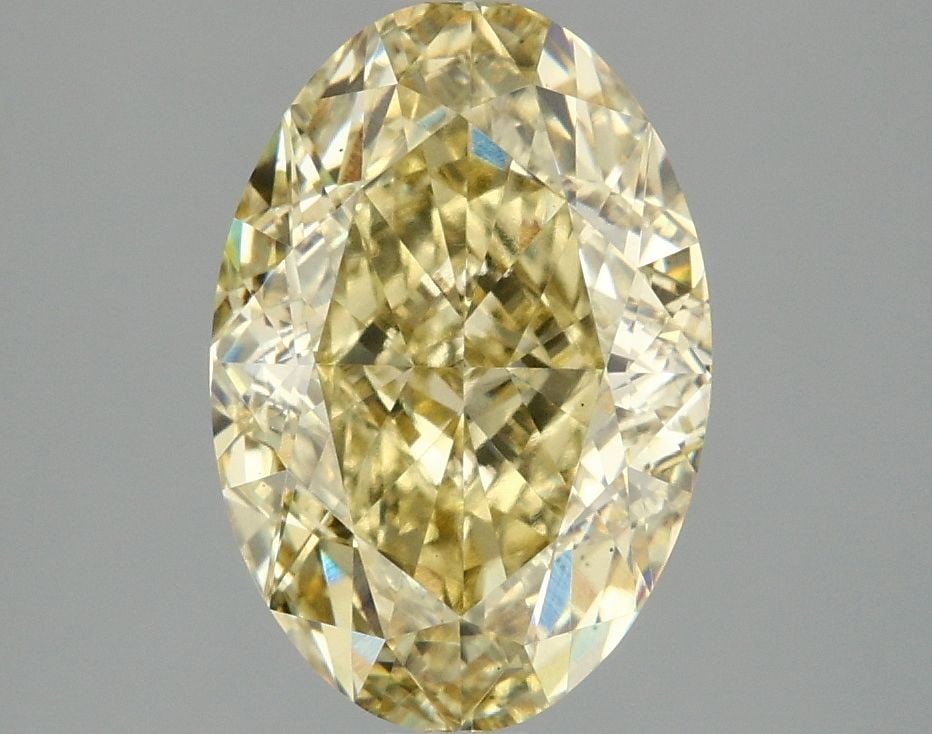 Loose Diamond - OVAL 3.08ct Fancy Intense Yellow VS1: Loose Diamond - OVAL 3.08ct Fancy Intense Yellow VS1 Source: This is a real non-mined Diamond that has been grown in a lab Shape: OVAL Carats: 3.08 Color: Fancy Intense Yellow Certification: IGI Video