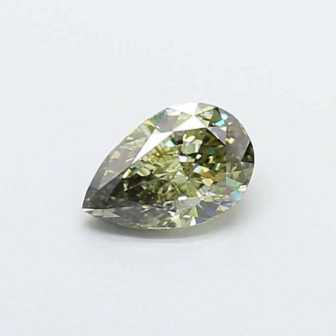 Loose Diamond - PEAR 1.0ct Fancy Vivid Green: Loose Diamond - PEAR 1.0ct Fancy Vivid Green Source: This is a real non-mined Diamond that has been grown in a lab Shape: PEAR Carats: 1.0 Color: Fancy Vivid Green Certification: NONE Video: