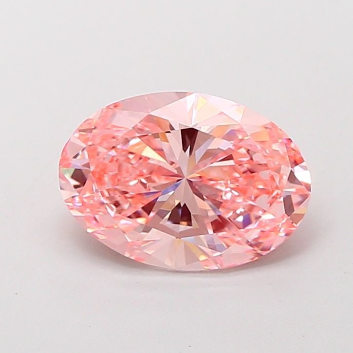Loose Diamond - OVAL 2.99ct Fancy Vivid Pink VS1: Loose Diamond - OVAL 2.99ct Fancy Vivid Pink VS1 Source: This is a real non-mined Diamond that has been grown in a lab Shape: OVAL Carats: 2.99 Color: Fancy Vivid Pink Certification: IGI Video: