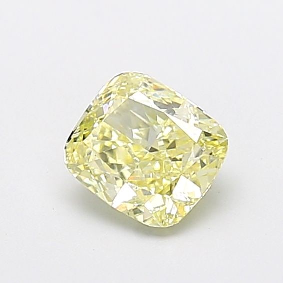 Loose Diamond - CUSHION MODIFIED 1.05ct Fancy Light Yellow VS1: Loose Diamond - CUSHION MODIFIED 1.05ct Fancy Light Yellow VS1 Source: This is a real non-mined Diamond that has been grown in a lab Shape: CUSHION MODIFIED Carats: 1.05 Color: Fancy Light Yellow