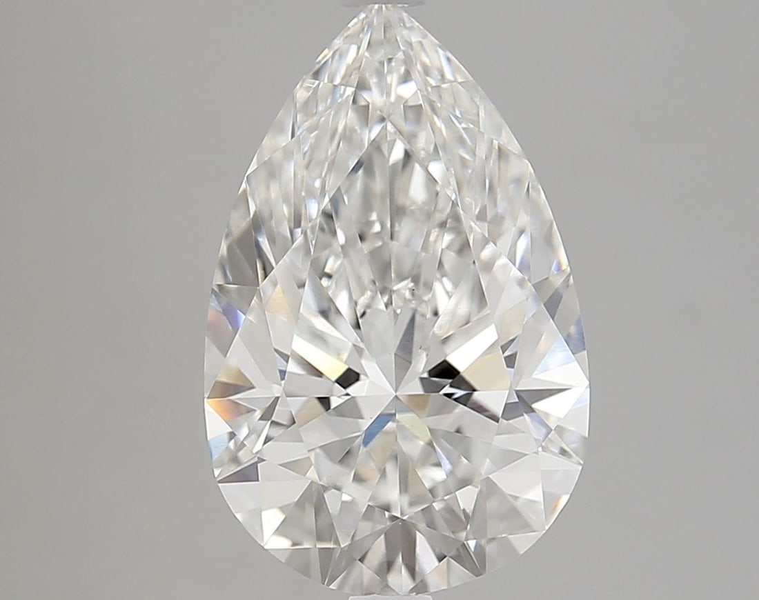 Loose Diamond - PEAR 4.05ct F VVS2: Loose Diamond - PEAR 4.05ct F VVS2 Source: This is a real non-mined Diamond that has been grown in a lab Shape: PEAR Carats: 4.05 Color: F Clarity: VVS2 Certification: IGI Video: Video Link The