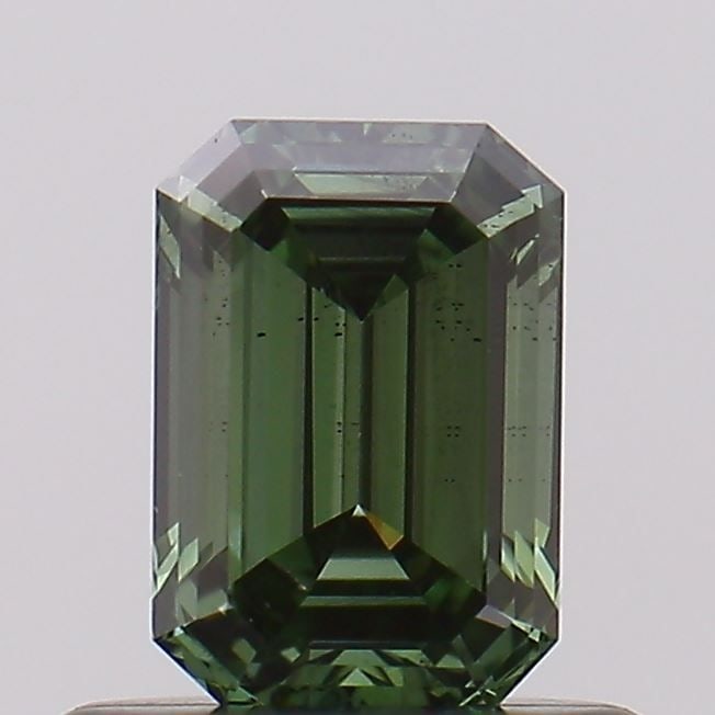 Loose Diamond - EMERALD 0.55ct Fancy Vivid Green SI1: Loose Diamond - EMERALD 0.55ct Fancy Vivid Green SI1 Source: This is a real non-mined Diamond that has been grown in a lab Shape: EMERALD Carats: 0.55 Color: Fancy Vivid Green Certification: NONE