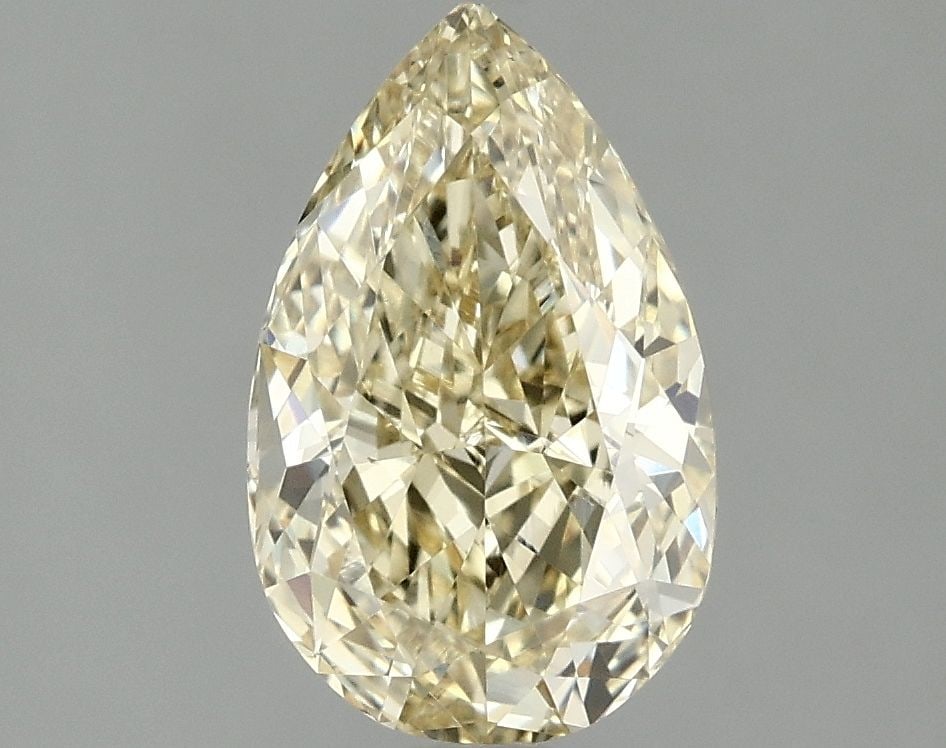 Loose Diamond - PEAR 1.52ct Fancy Intense Yellow VS1: Loose Diamond - PEAR 1.52ct Fancy Intense Yellow VS1 Source: This is a real non-mined Diamond that has been grown in a lab Shape: PEAR Carats: 1.52 Color: Fancy Intense Yellow Certification: IGI