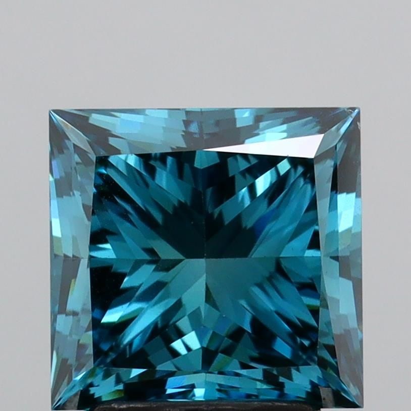 Loose Diamond - PRINCESS 3.0ct Fancy Vivid Blue VS1: Loose Diamond - PRINCESS 3.0ct Fancy Vivid Blue VS1 Source: This is a real non-mined Diamond that has been grown in a lab Shape: PRINCESS Carats: 3.0 Color: Fancy Vivid Blue Certification: IGI Video:
