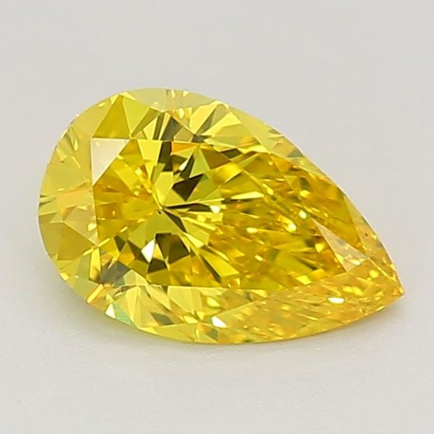 Loose Diamond - PEAR 1.0ct Fancy Vivid Yellow VS2: Loose Diamond - PEAR 1.0ct Fancy Vivid Yellow VS2 Source: This is a real non-mined Diamond that has been grown in a lab Shape: PEAR Carats: 1.0 Color: Fancy Vivid Yellow Certification: IGI Video: