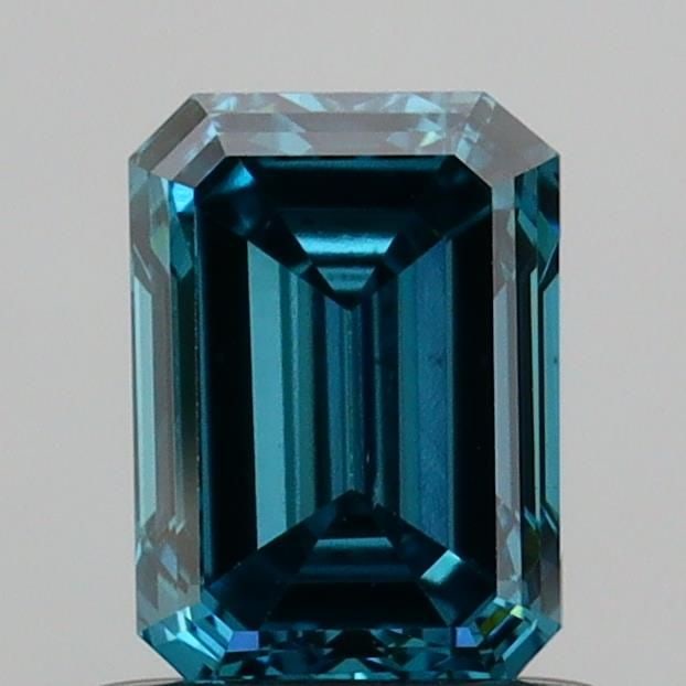Loose Diamond - EMERALD 0.92ct Fancy Vivid Blue VS2: Loose Diamond - EMERALD 0.92ct Fancy Vivid Blue VS2 Source: This is a real non-mined Diamond that has been grown in a lab Shape: EMERALD Carats: 0.92 Color: Fancy Vivid Blue Certification: IGI Video: