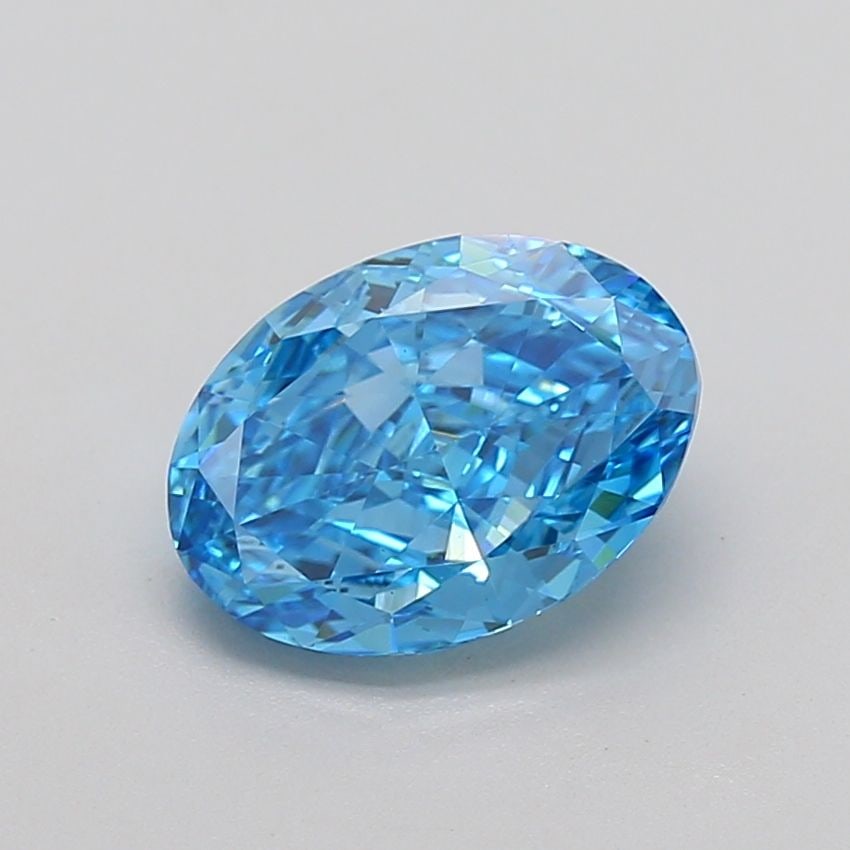 Loose Diamond - OVAL 2.73ct Fancy Vivid Blue VS1: Loose Diamond - OVAL 2.73ct Fancy Vivid Blue VS1 Source: This is a real non-mined Diamond that has been grown in a lab Shape: OVAL Carats: 2.73 Color: Fancy Vivid Blue Certification: IGI Video: Video