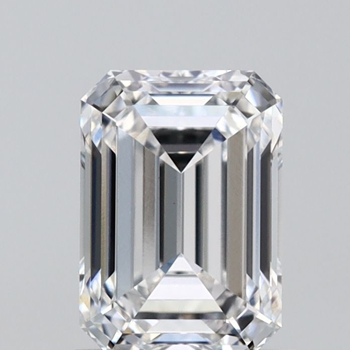 Loose Diamond - EMERALD 1.07ct E VVS2: Loose Diamond - EMERALD 1.07ct E VVS2 Source: This is a real non-mined Diamond that has been grown in a lab Shape: EMERALD Carats: 1.07 Color: E Clarity: VVS2 Certification: GIA Video:
