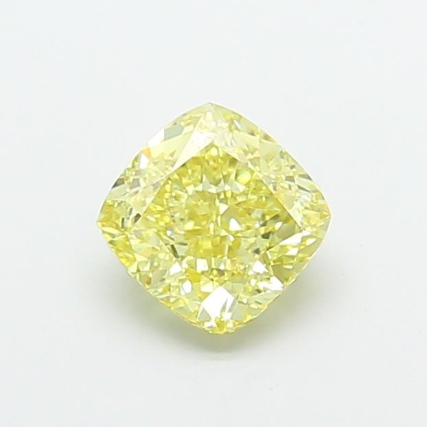 Loose Diamond - CUSHION MODIFIED 1.56ct Fancy Intense Yellow VVS2: Loose Diamond - CUSHION MODIFIED 1.56ct Fancy Intense Yellow VVS2 Source: This is a real non-mined Diamond that has been grown in a lab Shape: CUSHION MODIFIED Carats: 1.56 Color: Fancy Intense Yellow