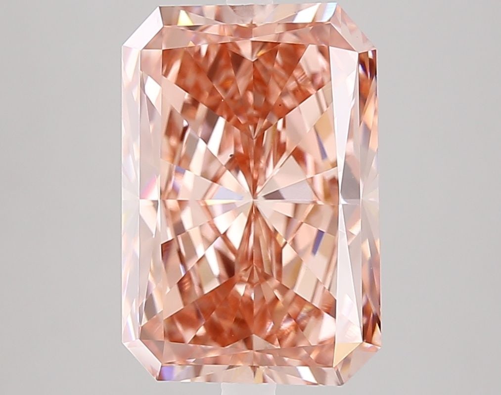 Loose Diamond - RADIANT 5.01ct Fancy Vivid Pink VS1: Loose Diamond - RADIANT 5.01ct Fancy Vivid Pink VS1 Source: This is a real non-mined Diamond that has been grown in a lab Shape: RADIANT Carats: 5.01 Color: Fancy Vivid Pink Certification: IGI Video: