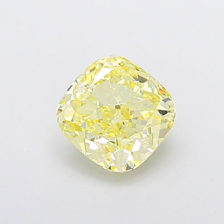 Loose Diamond - CUSHION MODIFIED 2.07ct Fancy Yellow VS1: Loose Diamond - CUSHION MODIFIED 2.07ct Fancy Yellow VS1 Source: This is a real non-mined Diamond that has been grown in a lab Shape: CUSHION MODIFIED Carats: 2.07 Color: Fancy Yellow Certification: I