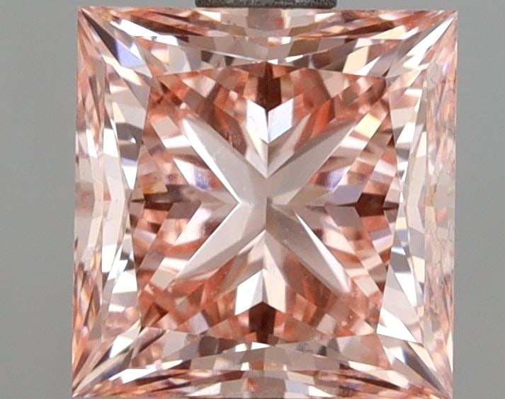 Loose Diamond - PRINCESS 2.54ct Fancy Vivid Pink VVS2: Loose Diamond - PRINCESS 2.54ct Fancy Vivid Pink VVS2 Source: This is a real non-mined Diamond that has been grown in a lab Shape: PRINCESS Carats: 2.54 Color: Fancy Vivid Pink Certification: IGI Vide