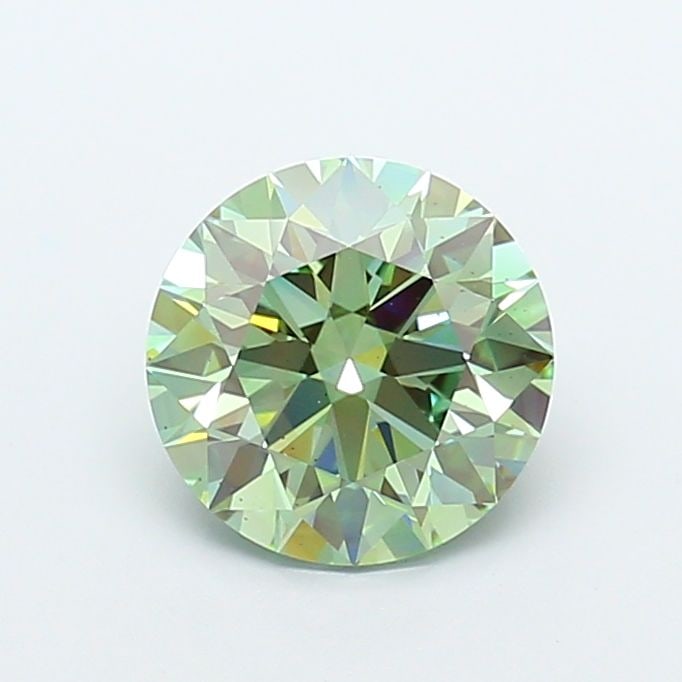 Ideal Loose Diamond - ROUND 3.07ct Fancy Vivid Green VS2: Ideal Loose Diamond - ROUND 3.07ct Fancy Vivid Green VS2 Source: This is a real non-mined Diamond that has been grown in a lab Shape: ROUND Carats: 3.07 Color: Fancy Vivid Green Certification: IGI Vid