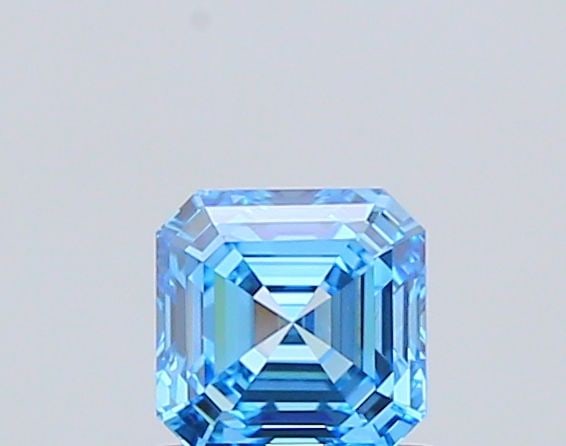 Loose Diamond - ASSCHER 1.02ct Fancy Vivid Blue VS1: Loose Diamond - ASSCHER 1.02ct Fancy Vivid Blue VS1 Source: This is a real non-mined Diamond that has been grown in a lab Shape: ASSCHER Carats: 1.02 Color: Fancy Vivid Blue Certification: IGI Video: