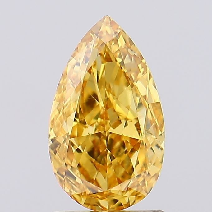 Loose Diamond - PEAR 1.51ct Fancy Vivid Yellow VS1: Loose Diamond - PEAR 1.51ct Fancy Vivid Yellow VS1 Source: This is a real non-mined Diamond that has been grown in a lab Shape: PEAR Carats: 1.51 Color: Fancy Vivid Yellow Certification: IGI Video: