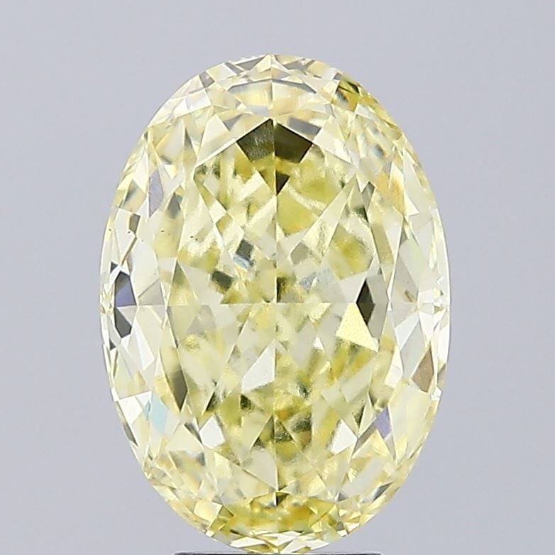 Loose Diamond - OVAL 5.28ct Fancy Intense Yellow VS1: Loose Diamond - OVAL 5.28ct Fancy Intense Yellow VS1 Source: This is a real non-mined Diamond that has been grown in a lab Shape: OVAL Carats: 5.28 Color: Fancy Intense Yellow Certification: IGI Video