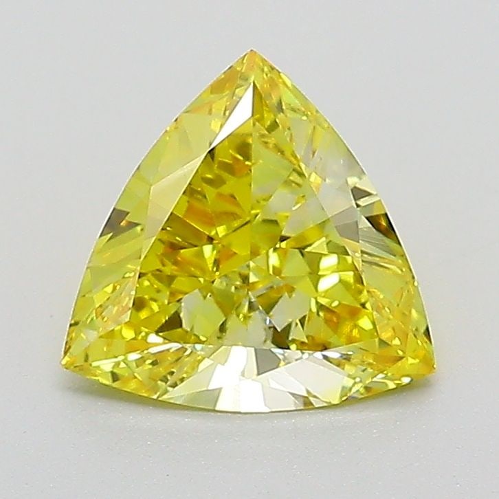 Loose Diamond - TRIANGULAR 0.93ct Fancy Intense Yellow VS1: Loose Diamond - TRIANGULAR 0.93ct Fancy Intense Yellow VS1 Source: This is a real non-mined Diamond that has been grown in a lab Shape: TRIANGULAR Carats: 0.93 Color: Fancy Intense Yellow Certificatio