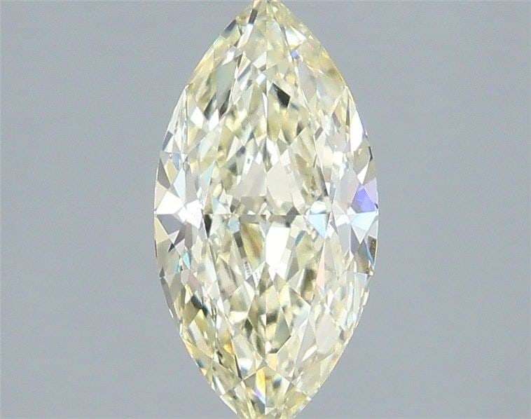 Loose Diamond - MARQUISE 1.54ct Fancy Light Yellow VVS2: Loose Diamond - MARQUISE 1.54ct Fancy Light Yellow VVS2 Source: This is a real non-mined Diamond that has been grown in a lab Shape: MARQUISE Carats: 1.54 Color: Fancy Light Yellow Certification: IGI 