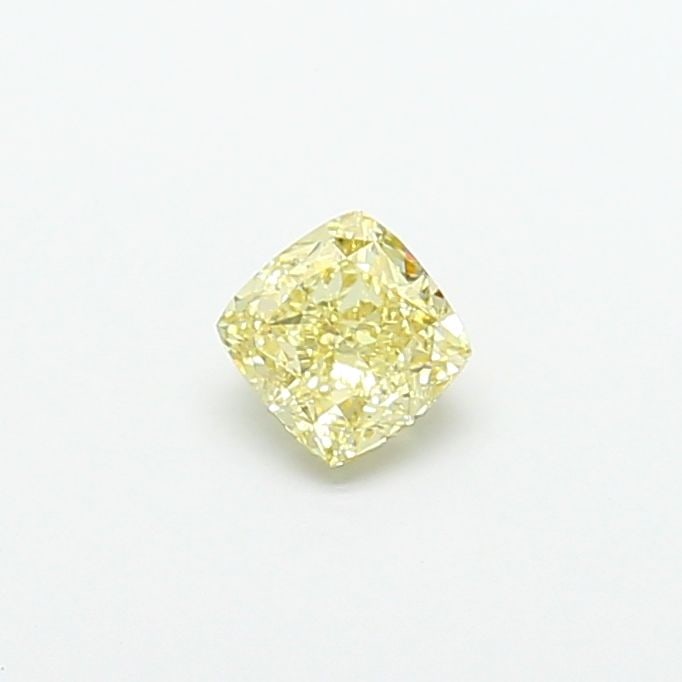 Loose Diamond - CUSHION MODIFIED 1.02ct Fancy Light Yellow VVS2: Loose Diamond - CUSHION MODIFIED 1.02ct Fancy Light Yellow VVS2 Source: This is a real non-mined Diamond that has been grown in a lab Shape: CUSHION MODIFIED Carats: 1.02 Color: Fancy Light Yellow Cer