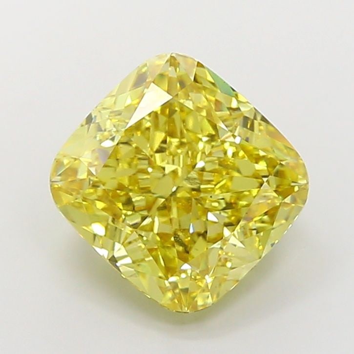 Loose Diamond - CUSHION MODIFIED 8.53ct Fancy Vivid Yellow VS2: Loose Diamond - CUSHION MODIFIED 8.53ct Fancy Vivid Yellow VS2 Source: This is a real non-mined Diamond that has been grown in a lab Shape: CUSHION MODIFIED Carats: 8.53 Color: Fancy Vivid Yellow Cert