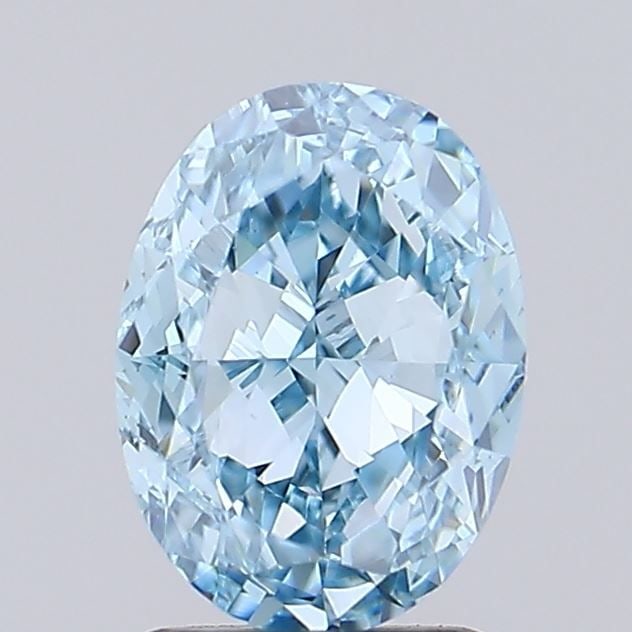 Loose Diamond - OVAL 1.51ct Fancy Vivid Blue VS1: Loose Diamond - OVAL 1.51ct Fancy Vivid Blue VS1 Source: This is a real non-mined Diamond that has been grown in a lab Shape: OVAL Carats: 1.51 Color: Fancy Vivid Blue Certification: IGI Video: