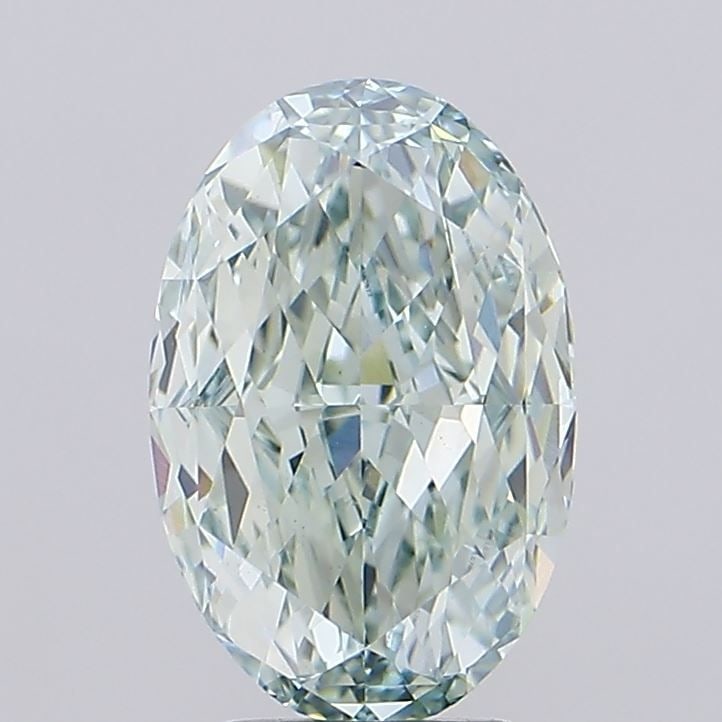 Loose Diamond - OVAL 4.02ct Fancy Intense Green VS1: Loose Diamond - OVAL 4.02ct Fancy Intense Green VS1 Source: This is a real non-mined Diamond that has been grown in a lab Shape: OVAL Carats: 4.02 Color: Fancy Intense Green Certification: IGI Video: