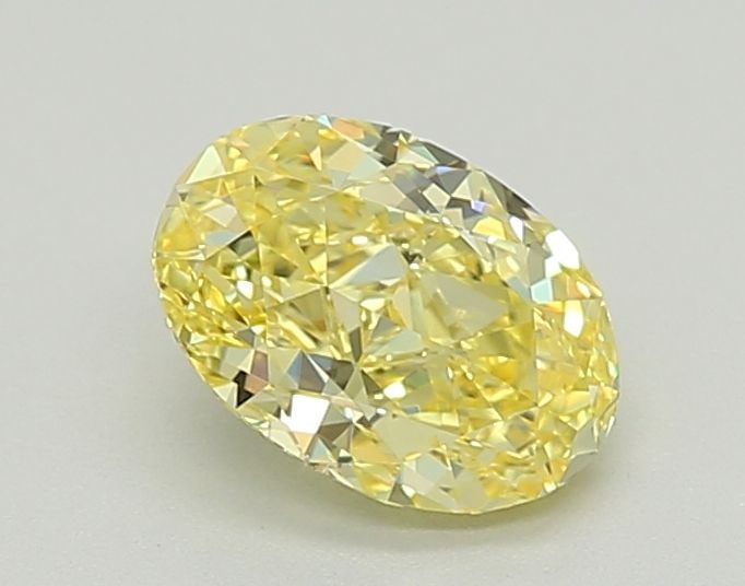 Loose Diamond - OVAL 1.03ct Fancy Intense Yellow VS1: Loose Diamond - OVAL 1.03ct Fancy Intense Yellow VS1 Source: This is a real non-mined Diamond that has been grown in a lab Shape: OVAL Carats: 1.03 Color: Fancy Intense Yellow Certification: IGI Video