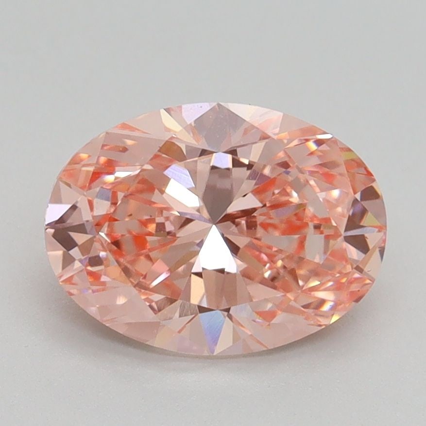 Loose Diamond - OVAL 2.0ct Fancy Intense Pink VS1: Loose Diamond - OVAL 2.0ct Fancy Intense Pink VS1 Source: This is a real non-mined Diamond that has been grown in a lab Shape: OVAL Carats: 2.0 Color: Fancy Intense Pink Certification: IGI Video: