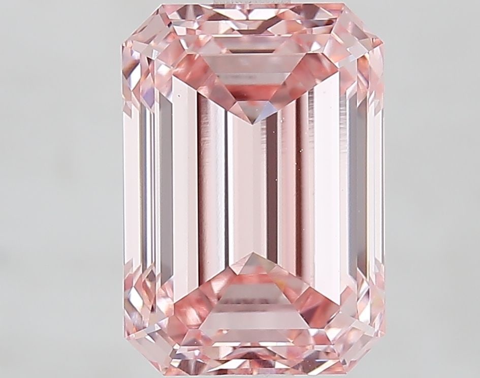 Loose Diamond - EMERALD 3.6ct Fancy Intense Pink VVS2: Loose Diamond - EMERALD 3.6ct Fancy Intense Pink VVS2 Source: This is a real non-mined Diamond that has been grown in a lab Shape: EMERALD Carats: 3.6 Color: Fancy Intense Pink Certification: IGI Vide