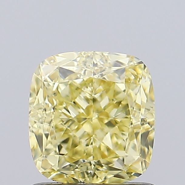 Loose Diamond - CUSHION MODIFIED 1.14ct Fancy Intense Yellow VVS2: Loose Diamond - CUSHION MODIFIED 1.14ct Fancy Intense Yellow VVS2 Source: This is a real non-mined Diamond that has been grown in a lab Shape: CUSHION MODIFIED Carats: 1.14 Color: Fancy Intense Yellow