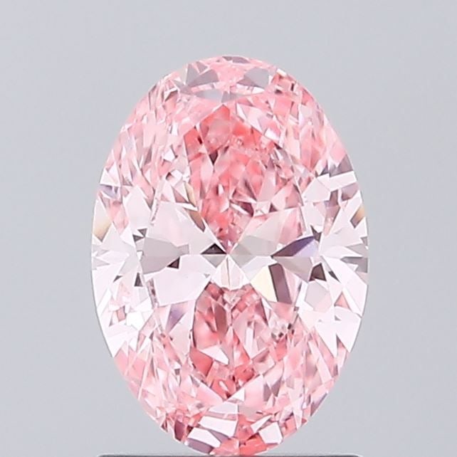 Loose Diamond - OVAL 1.06ct Fancy Vivid Pink VS1: Loose Diamond - OVAL 1.06ct Fancy Vivid Pink VS1 Source: This is a real non-mined Diamond that has been grown in a lab Shape: OVAL Carats: 1.06 Color: Fancy Vivid Pink Certification: IGI Video: