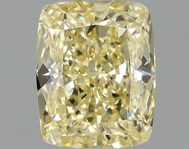 Loose Diamond - CUSHION MODIFIED 1.46ct Fancy Intense Yellow VVS2: Loose Diamond - CUSHION MODIFIED 1.46ct Fancy Intense Yellow VVS2 Source: This is a real non-mined Diamond that has been grown in a lab Shape: CUSHION MODIFIED Carats: 1.46 Color: Fancy Intense Yellow
