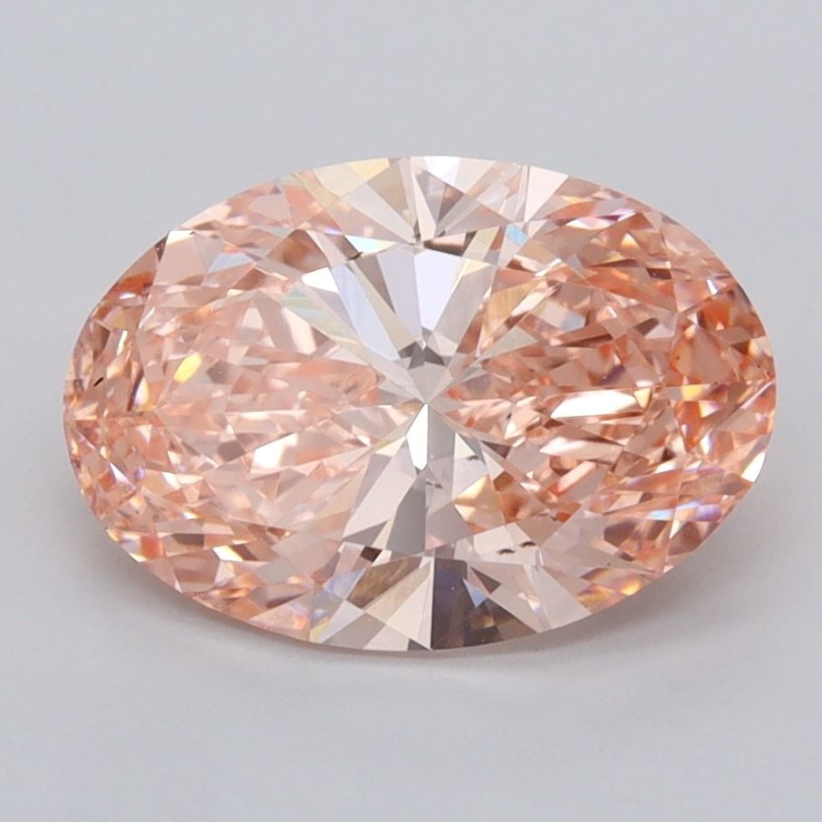 Loose Diamond - OVAL 2.4ct Fancy Vivid Pink VVS2: Loose Diamond - OVAL 2.4ct Fancy Vivid Pink VVS2 Source: This is a real non-mined Diamond that has been grown in a lab Shape: OVAL Carats: 2.4 Color: Fancy Vivid Pink Certification: IGI Video: