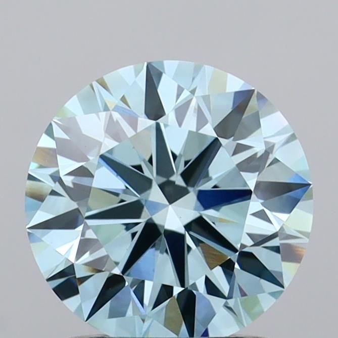 Ideal Loose Diamond - ROUND 1.51ct Fancy Vivid Blue VVS2: Ideal Loose Diamond - ROUND 1.51ct Fancy Vivid Blue VVS2 Source: This is a real non-mined Diamond that has been grown in a lab Shape: ROUND Carats: 1.51 Color: Fancy Vivid Blue Certification: IGI Vide
