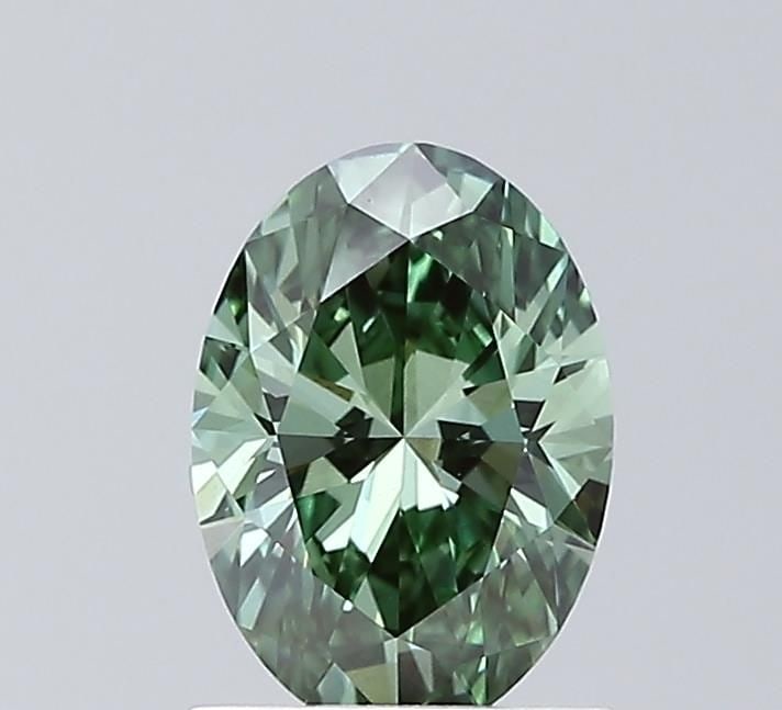 Loose Diamond - OVAL 1.07ct Fancy Vivid Green VS1: Loose Diamond - OVAL 1.07ct Fancy Vivid Green VS1 Source: This is a real non-mined Diamond that has been grown in a lab Shape: OVAL Carats: 1.07 Color: Fancy Vivid Green Certification: IGI Video: