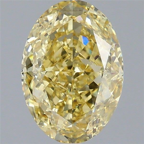 Loose Diamond - OVAL 3.05ct Fancy Intense Yellow VVS2: Loose Diamond - OVAL 3.05ct Fancy Intense Yellow VVS2 Source: This is a real non-mined Diamond that has been grown in a lab Shape: OVAL Carats: 3.05 Color: Fancy Intense Yellow Certification: IGI Vide