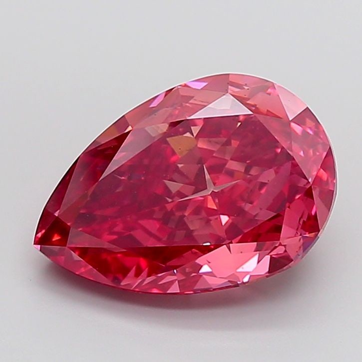 Loose Diamond - PEAR 10.03ct Fancy Vivid Pink VS2: Loose Diamond - PEAR 10.03ct Fancy Vivid Pink VS2 Source: This is a real non-mined Diamond that has been grown in a lab Shape: PEAR Carats: 10.03 Color: Fancy Vivid Pink Certification: IGI Video: