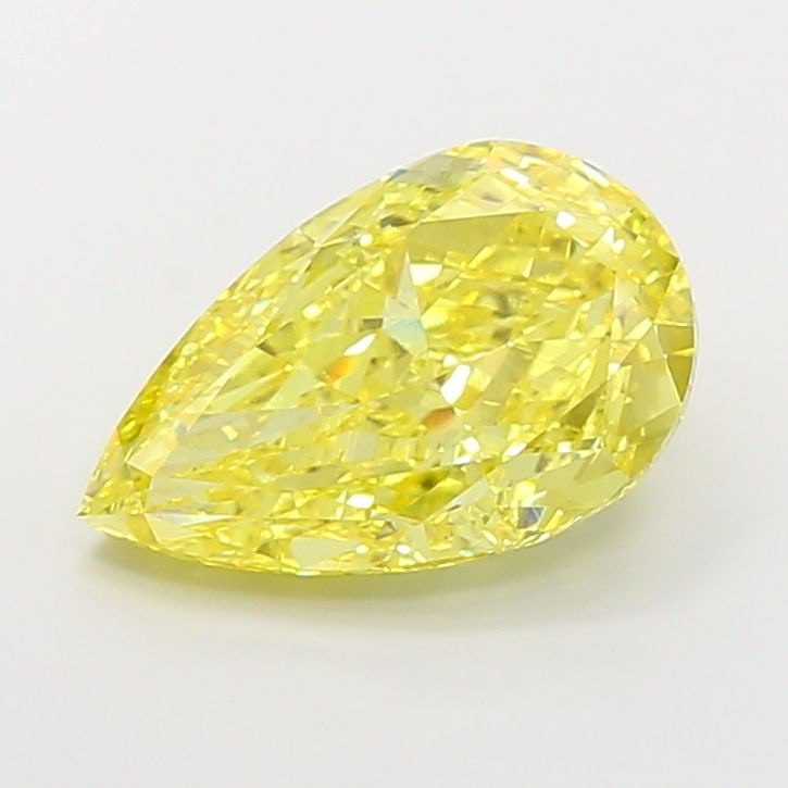 Loose Diamond - PEAR 7.06ct Fancy Vivid Yellow VVS2: Loose Diamond - PEAR 7.06ct Fancy Vivid Yellow VVS2 Source: This is a real non-mined Diamond that has been grown in a lab Shape: PEAR Carats: 7.06 Color: Fancy Vivid Yellow Certification: IGI Video: