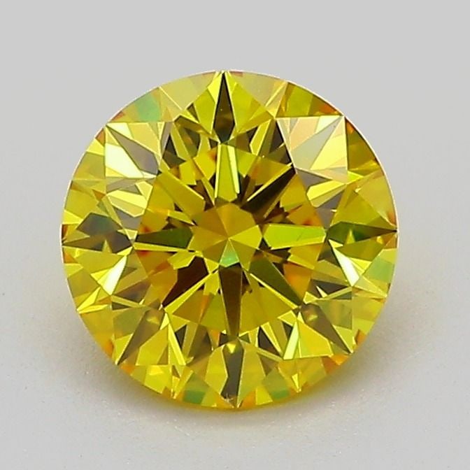 Ideal Loose Diamond - ROUND 1.22ct Fancy Vivid Yellow VS1: Ideal Loose Diamond - ROUND 1.22ct Fancy Vivid Yellow VS1 Source: This is a real non-mined Diamond that has been grown in a lab Shape: ROUND Carats: 1.22 Color: Fancy Vivid Yellow Certification: IGI V