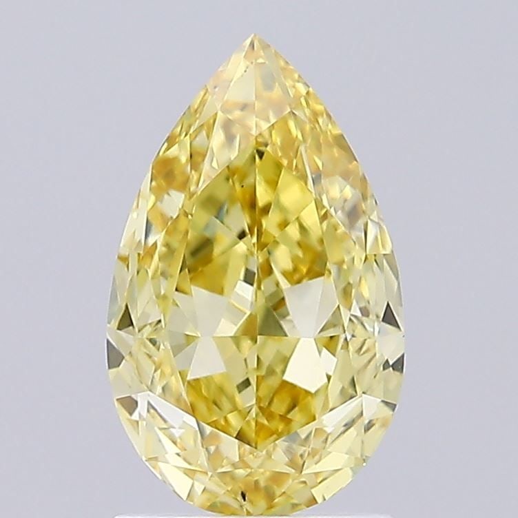 Loose Diamond - PEAR 1.8ct Fancy Intense Yellow VS1: Loose Diamond - PEAR 1.8ct Fancy Intense Yellow VS1 Source: This is a real non-mined Diamond that has been grown in a lab Shape: PEAR Carats: 1.8 Color: Fancy Intense Yellow Certification: IGI Video: