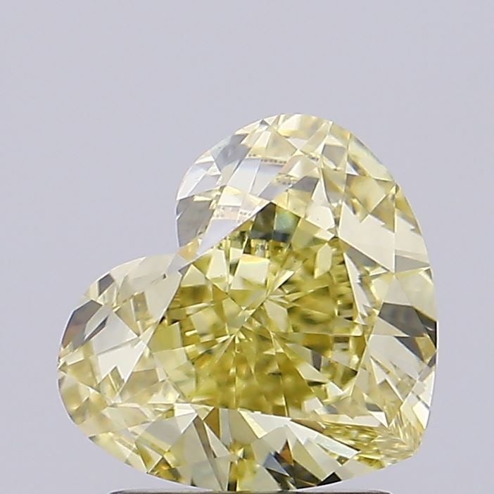 Loose Diamond - HEART 2.02ct Fancy Intense Yellow VS1: Loose Diamond - HEART 2.02ct Fancy Intense Yellow VS1 Source: This is a real non-mined Diamond that has been grown in a lab Shape: HEART Carats: 2.02 Color: Fancy Intense Yellow Certification: IGI Vid