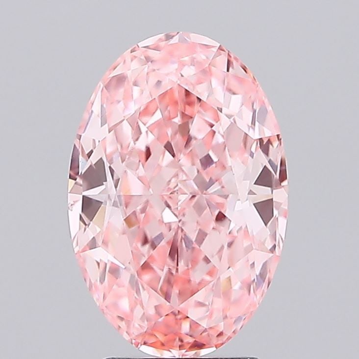 Loose Diamond - OVAL 3.02ct Fancy Vivid Pink VVS2: Loose Diamond - OVAL 3.02ct Fancy Vivid Pink VVS2 Source: This is a real non-mined Diamond that has been grown in a lab Shape: OVAL Carats: 3.02 Color: Fancy Vivid Pink Certification: IGI The Diamond 