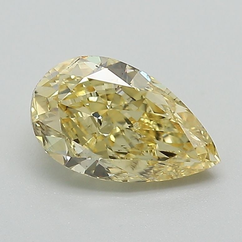 Loose Diamond - PEAR 1.46ct Fancy Intense Yellow VS2: Loose Diamond - PEAR 1.46ct Fancy Intense Yellow VS2 Source: This is a real non-mined Diamond that has been grown in a lab Shape: PEAR Carats: 1.46 Color: Fancy Intense Yellow Certification: IGI Video